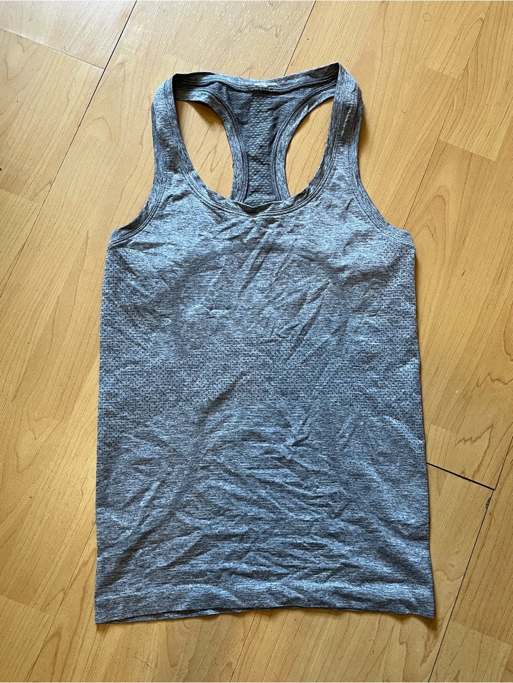 Lululemon swiftly tech hip length Grey Racerback Tank Top